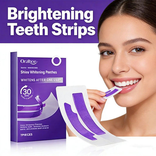 Purple Teeth Whitening Strips Lighten Yellow Tooth Brightener Remove Smoking Coffee Tea Stains Reduce Plaque Bleach Teeth Patch - AliExpress 66